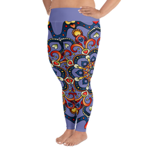 Load image into Gallery viewer, Fire On Water Mandala All-Over Print Plus Size Leggings
