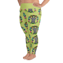 Load image into Gallery viewer, GOATS! All-Over Print Plus Size Leggings
