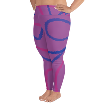 Load image into Gallery viewer, Abstract Bi Pride All-Over Print Plus Size Leggings
