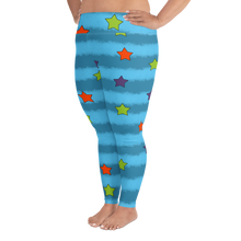 Load image into Gallery viewer, Retro Child All-Over Print Plus Size Leggings
