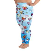 Load image into Gallery viewer, High Tea Plus Size Leggings
