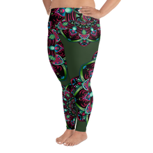 Load image into Gallery viewer, Fire And Earth Mandala Plus Size Leggings
