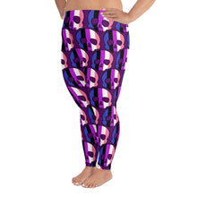 Load image into Gallery viewer, Genderfluid Pride Skull Plus Size Leggings
