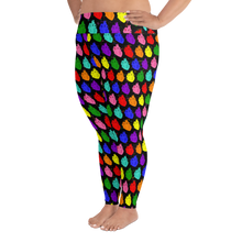 Load image into Gallery viewer, Retro Pride Hearts! Plus Size Leggings
