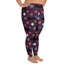 Load image into Gallery viewer, Dice And Dragons, Umbral All-Over Print Plus Size Leggings
