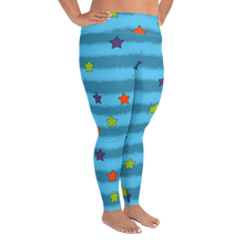 Load image into Gallery viewer, Retro Child All-Over Print Plus Size Leggings
