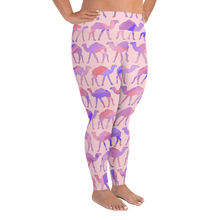 Load image into Gallery viewer, Sunset Camel March All-Over Print Plus Size Leggings
