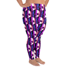 Load image into Gallery viewer, Genderfluid Pride Skull Plus Size Leggings
