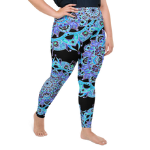 Load image into Gallery viewer, Phosphene Mandala All-Over Print Plus Size Leggings
