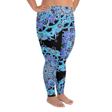 Load image into Gallery viewer, Phosphene Mandala All-Over Print Plus Size Leggings
