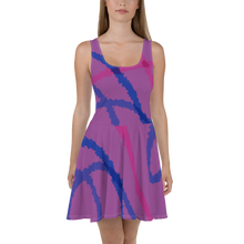 Load image into Gallery viewer, Abstract Bi Pride Skater Dress
