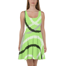 Load image into Gallery viewer, Abstract Agender Skater Dress
