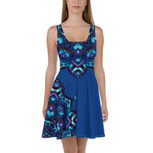 Load image into Gallery viewer, Cold Love Mandala Skater Dress
