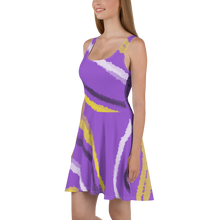 Load image into Gallery viewer, Abstract Nonbinary Pride Skater Dress
