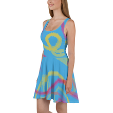 Load image into Gallery viewer, Abstract Pan Pride Skater Dress
