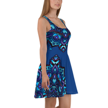 Load image into Gallery viewer, Cold Love Mandala Skater Dress
