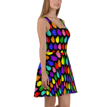 Load image into Gallery viewer, Retro Pride Hearts Skater Dress
