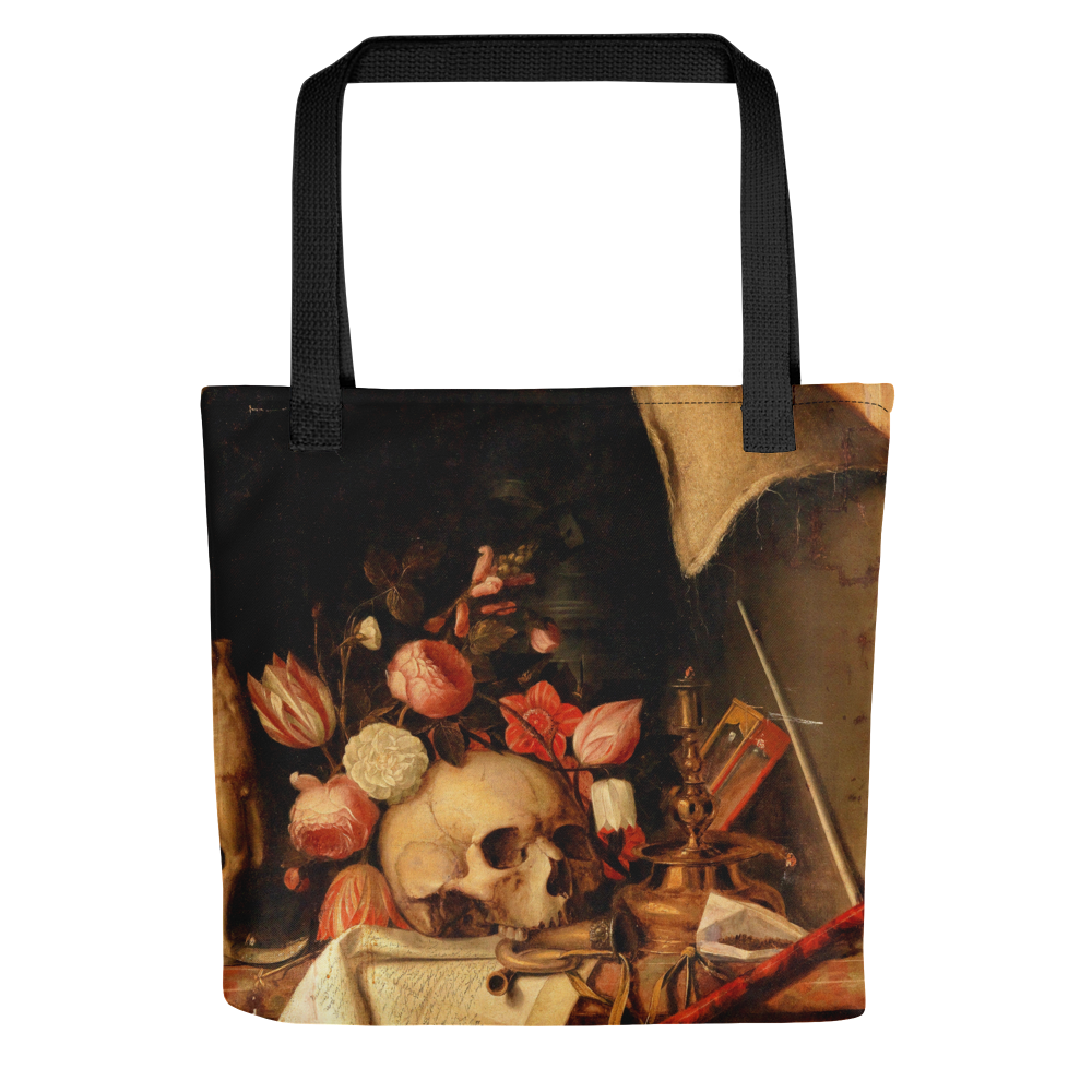 A trompe-l’oeil vanitas still life Tote bag