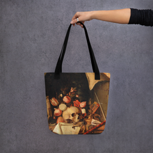 Load image into Gallery viewer, A trompe-l’oeil vanitas still life Tote bag
