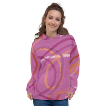 Load image into Gallery viewer, Abstract Lesbian Pride Flag Hoodie
