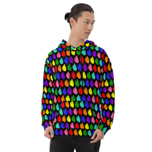 Load image into Gallery viewer, Retro Pride Hearts All Over Hoodie
