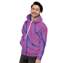 Load image into Gallery viewer, Abstract Bisexual Pride Flag Hoodie
