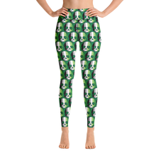 Load image into Gallery viewer, Aromantic Pride Skull Yoga Leggings
