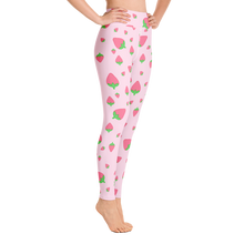 Load image into Gallery viewer, Strawberry Yoga Leggings
