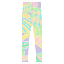 Load image into Gallery viewer, Pastel Madness Youth Leggings
