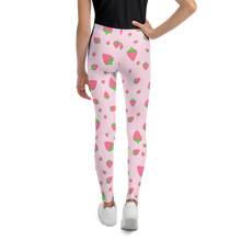 Load image into Gallery viewer, Strawberry Youth Leggings

