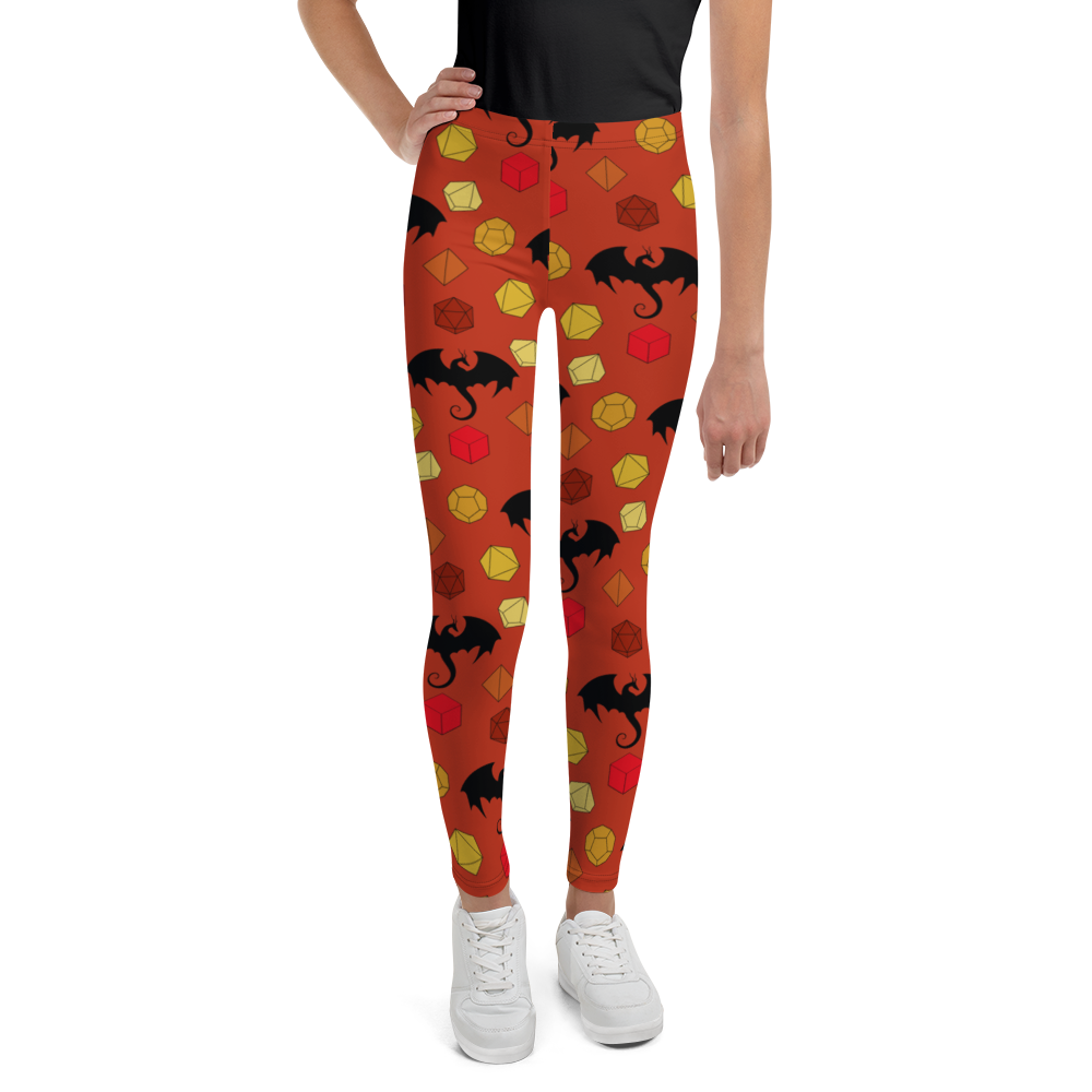 Dice And Dragons Youth Leggings
