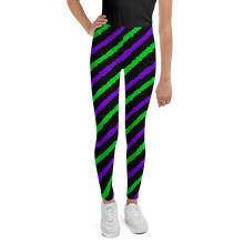Load image into Gallery viewer, Ghoul Stripes Youth Leggings
