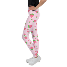 Load image into Gallery viewer, Strawberry Youth Leggings
