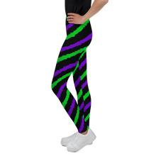 Load image into Gallery viewer, Ghoul Stripes Youth Leggings
