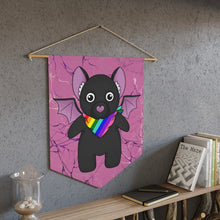 Load image into Gallery viewer, Pride Bat Bandana Buddy Pennant
