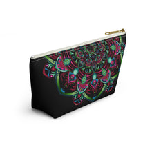 Load image into Gallery viewer, Fire and Earth Mandala Accessory Pouch
