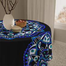 Load image into Gallery viewer, Evil Eye Mandala Tablecloth
