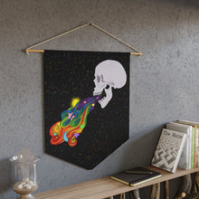Load image into Gallery viewer, Rainbow Smoke Skull Pennant
