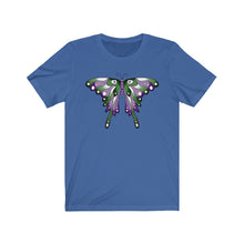 Load image into Gallery viewer, Gender Queer Butterfly Unisex Jersey Short Sleeve Tee
