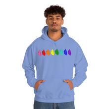 Load image into Gallery viewer, Retro Pride Hearts Hoodie
