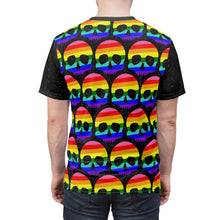 Load image into Gallery viewer, Rainbow Pride Skull Unisex AOP Tee
