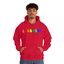 Load image into Gallery viewer, Retro Pride Hearts Hoodie
