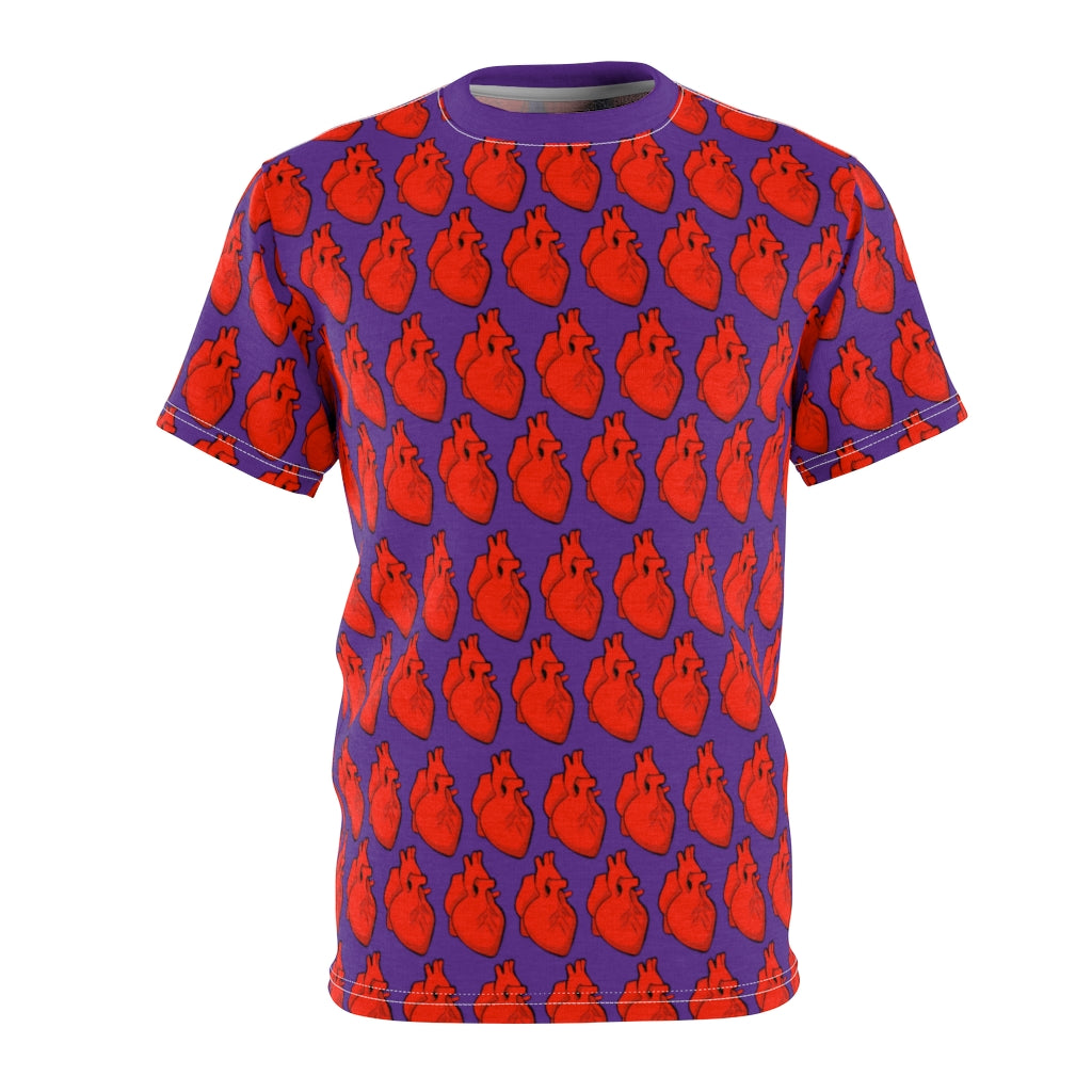 Anatomical Heart All Over Unisex AOP Tee