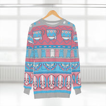 Load image into Gallery viewer, Trans pride ugly sweater stripe - AOP Unisex Sweatshirt
