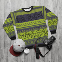 Load image into Gallery viewer, Earth witch ugly sweater stripe -  Unisex Sweatshirt
