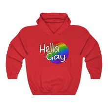 Load image into Gallery viewer, Hella Gay - Unisex Heavy Blend™ Hooded Sweatshirt

