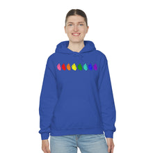 Load image into Gallery viewer, Retro Pride Hearts Hoodie
