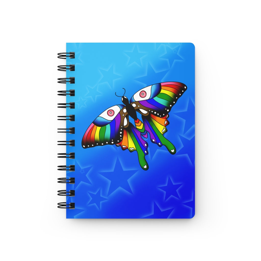 pride butterfly - Spiral Bound Journal