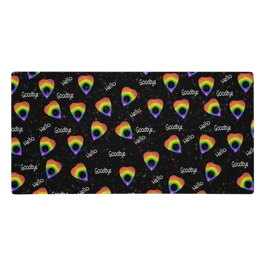 Rainbow Planchette Gaming mouse pad