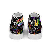 Load image into Gallery viewer, SAY IT! high top canvas shoes (Masc sizes)
